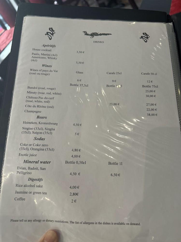 Le Mandarin - Menu Image 3